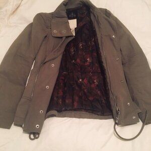 Diesel Women's Olive Military Coat (XS) New Condition !!!